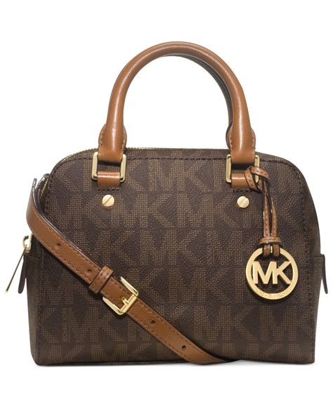 michael kors jet set tote brown small|Michael Kors jet set luggage.